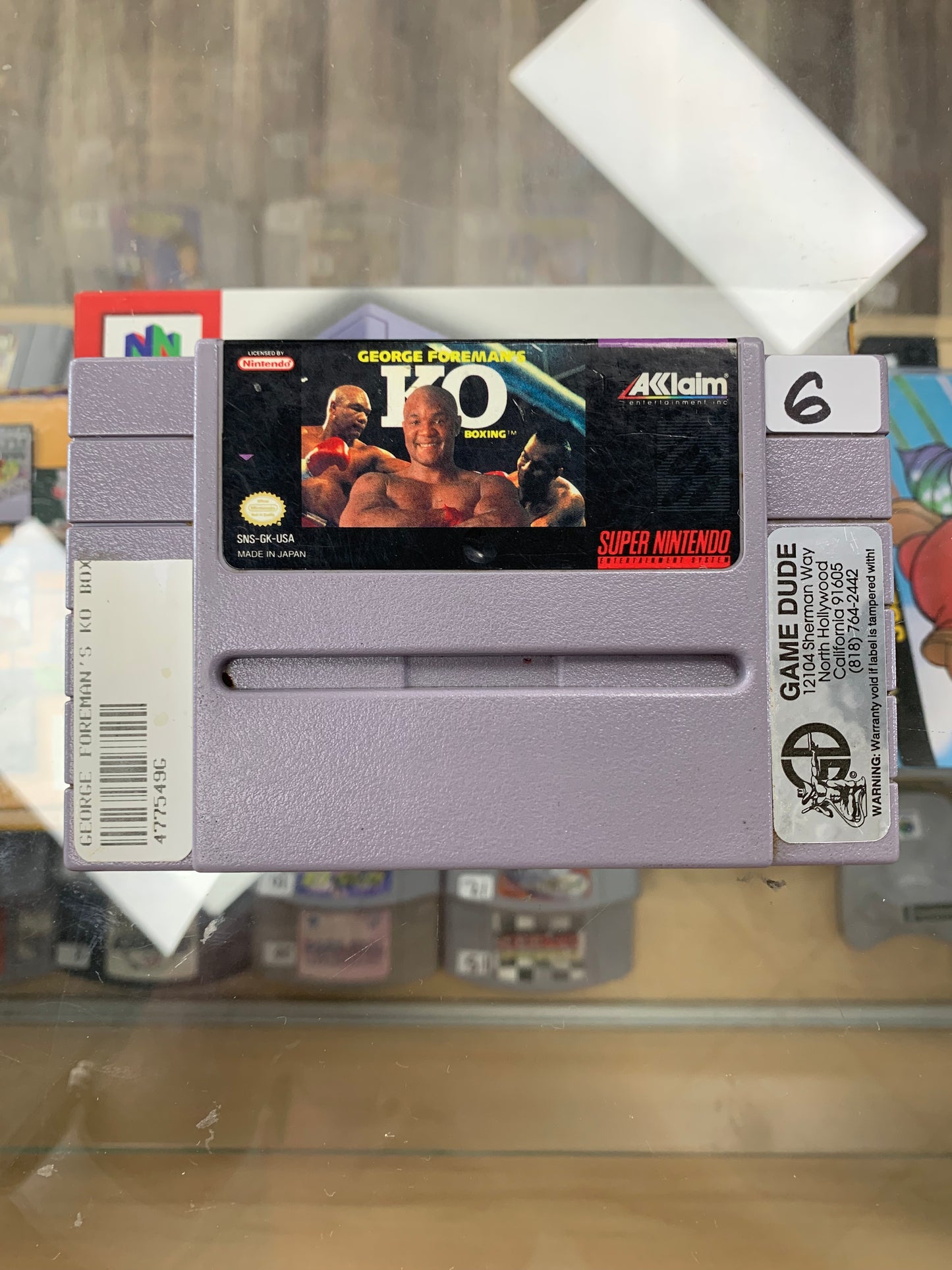 George Foreman’s KO Boxing for Super Nintendo