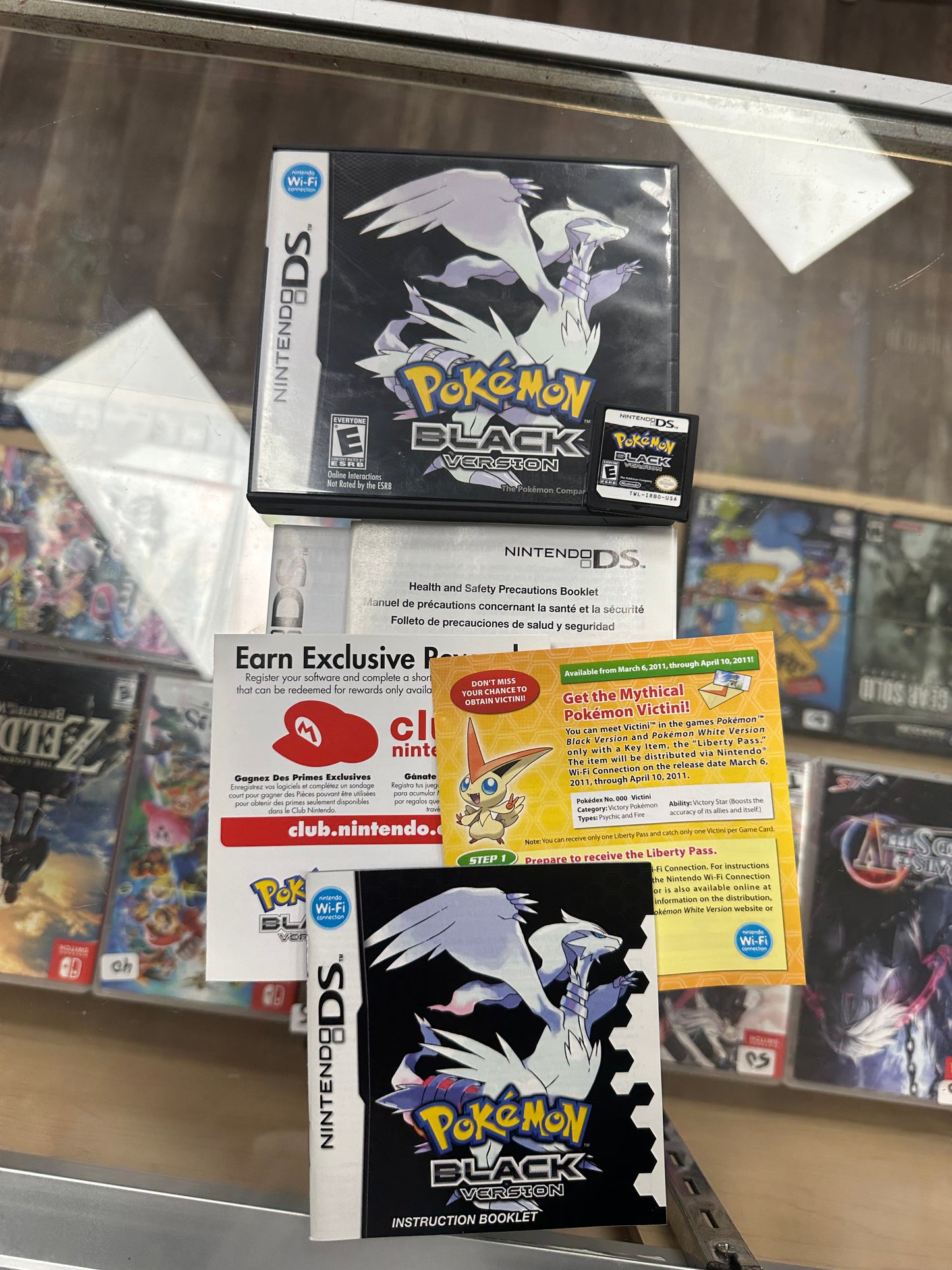 Pokémon Black Nintendo DS CIB Authentic