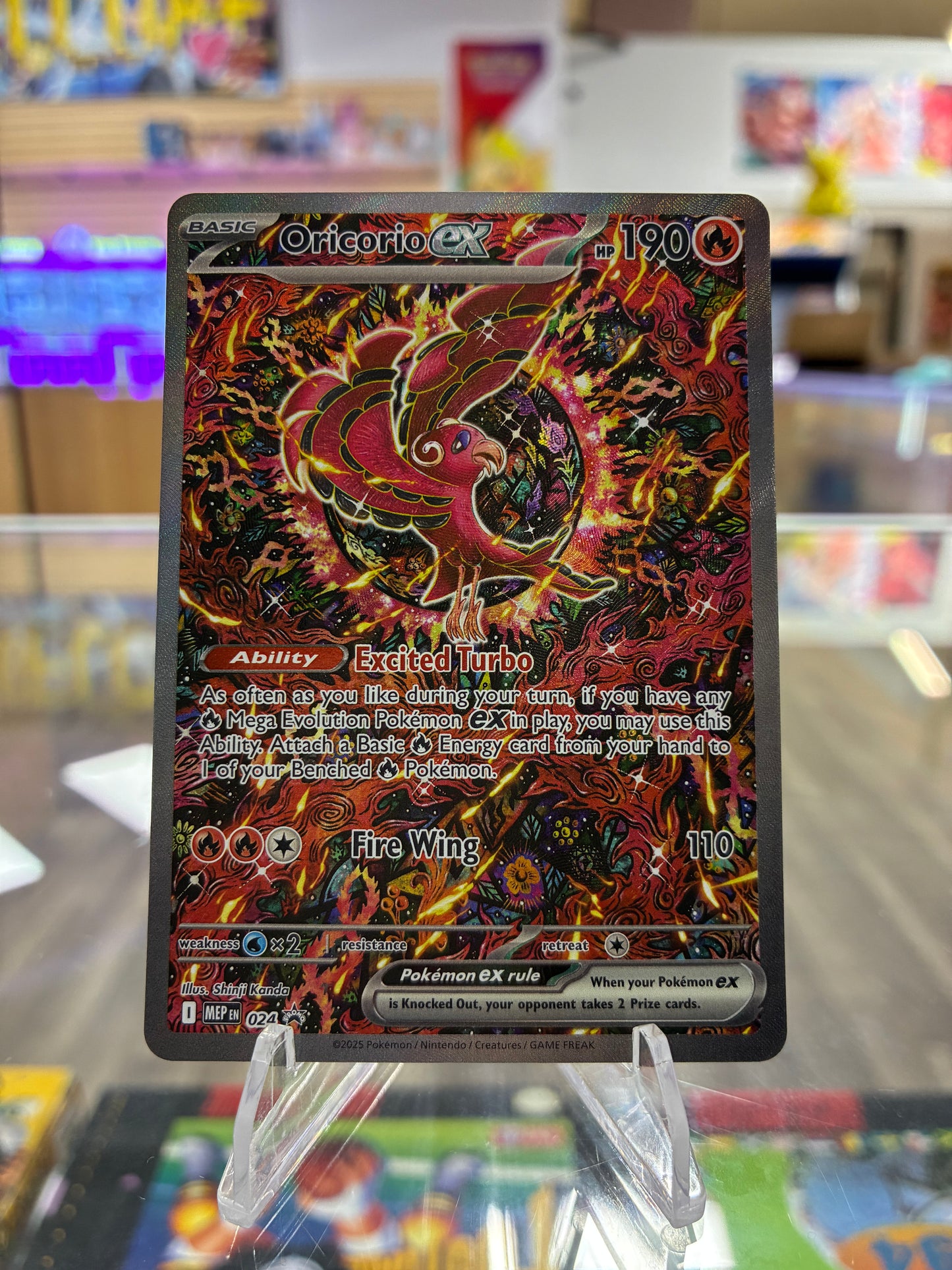 (NM) Oricorio ex - 024 - ME: Mega Evolution Promo