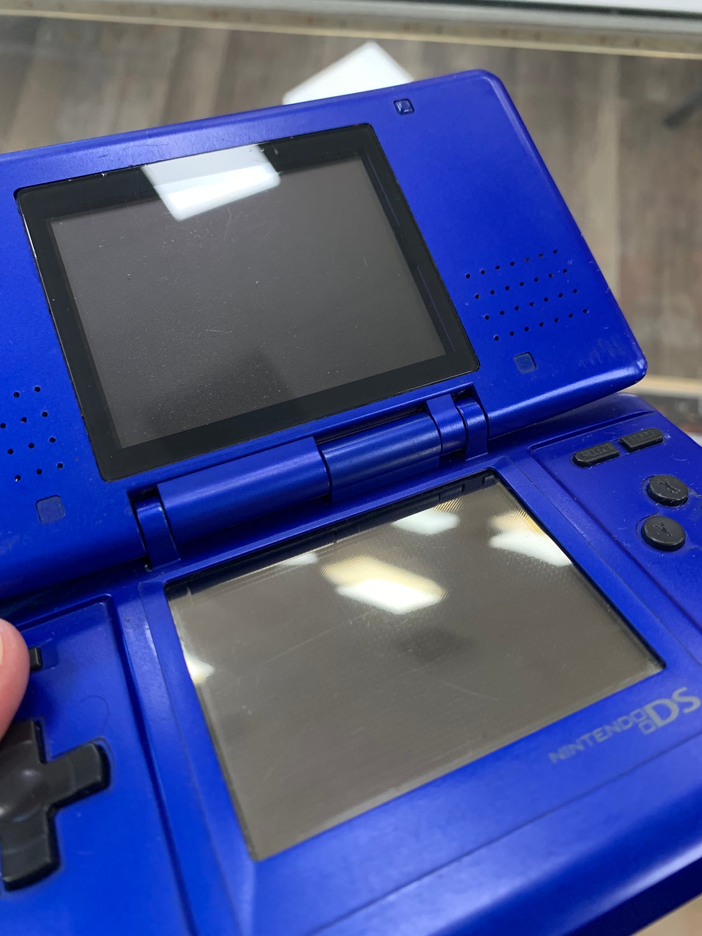 Blue Nintendo DS System