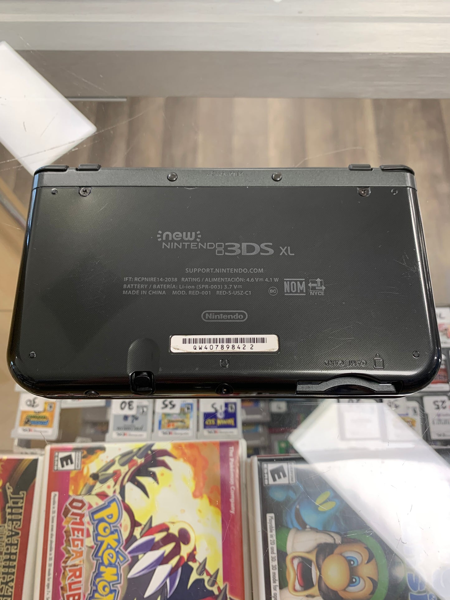 Black New Nintendo 3DS XL System CIB with Digital Games