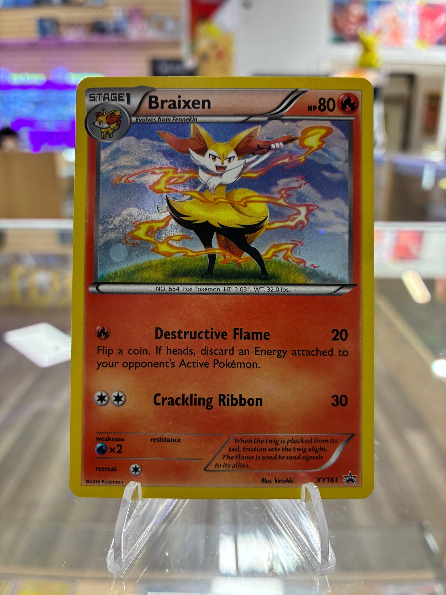 (DMG) Braixen - XY161 - XY Promos