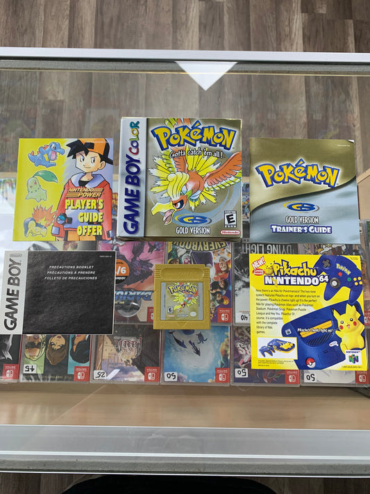 Pokémon Gold for Game Boy Color CIB