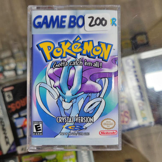 Pokémon Crystal Custom Case New Battery