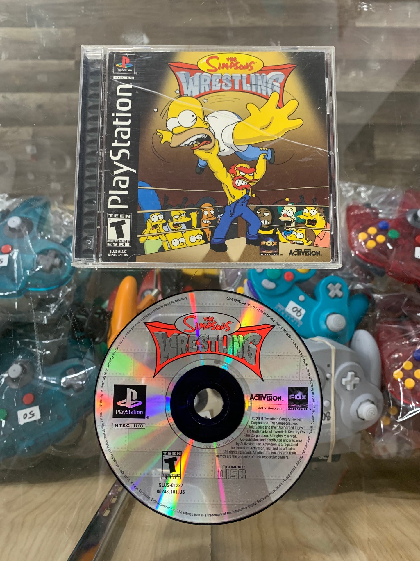 Simpsons Wrestling for PlayStation 1 CIB