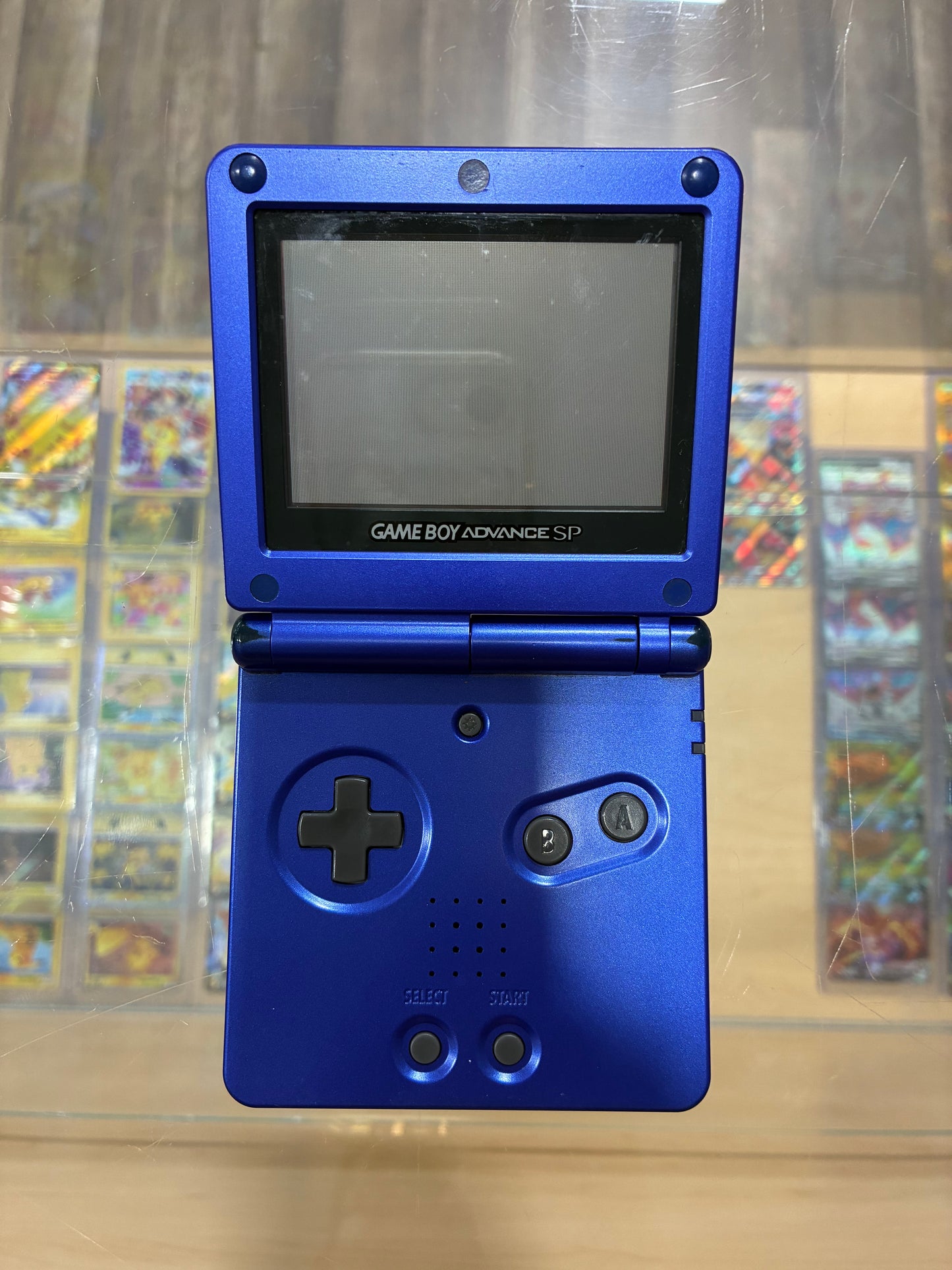 Nintendo GameBoy Advance SP Handheld System (Blue) w/ Charger Model 001