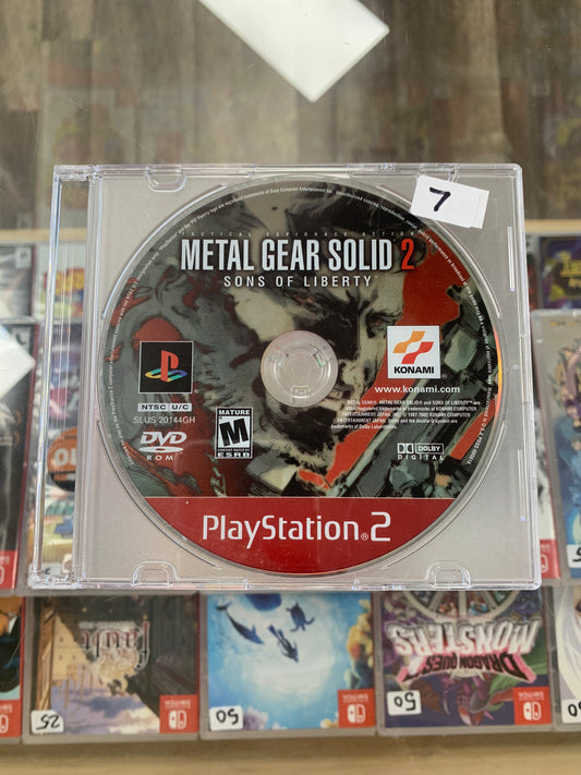 Metal Gear Solid 2 Sons of Liberty for PlayStation 2