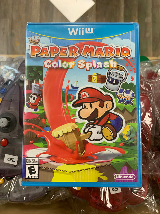 Paper Mario Color Splash for Wii U - New