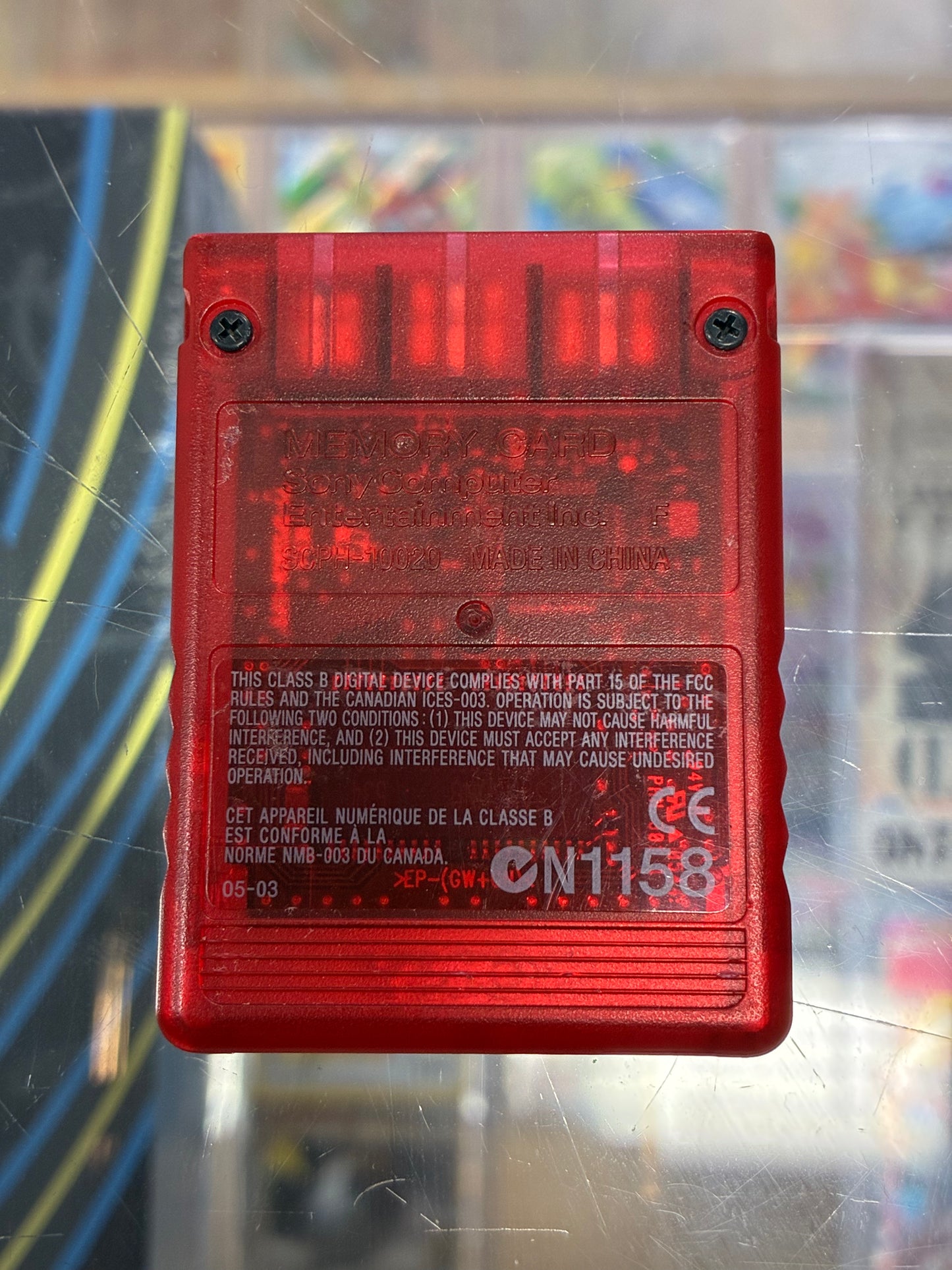 PlayStation 2 Memory Card (Red)