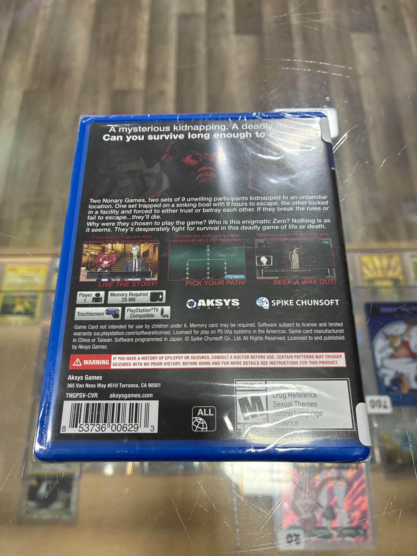 The Nonary Games PlayStation Vita UNOPENED