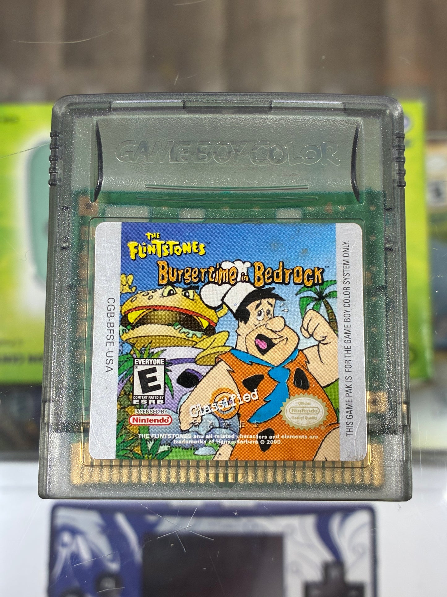 The Flinstones Burgertime in Bedrock GameBoy Color