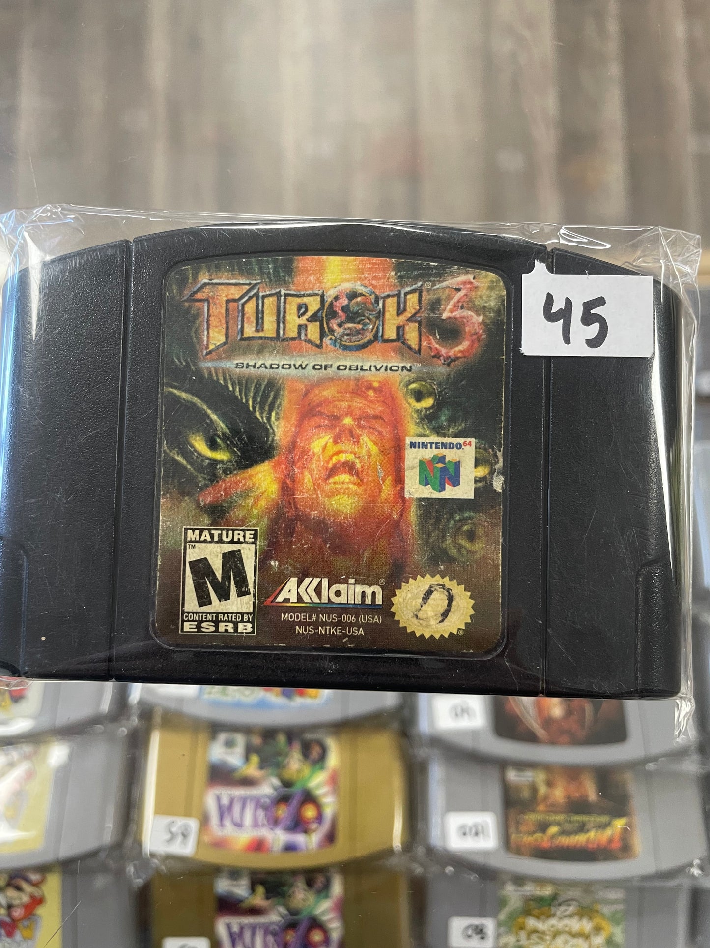 Turok 3 Shadow of Oblivion Nintendo 64