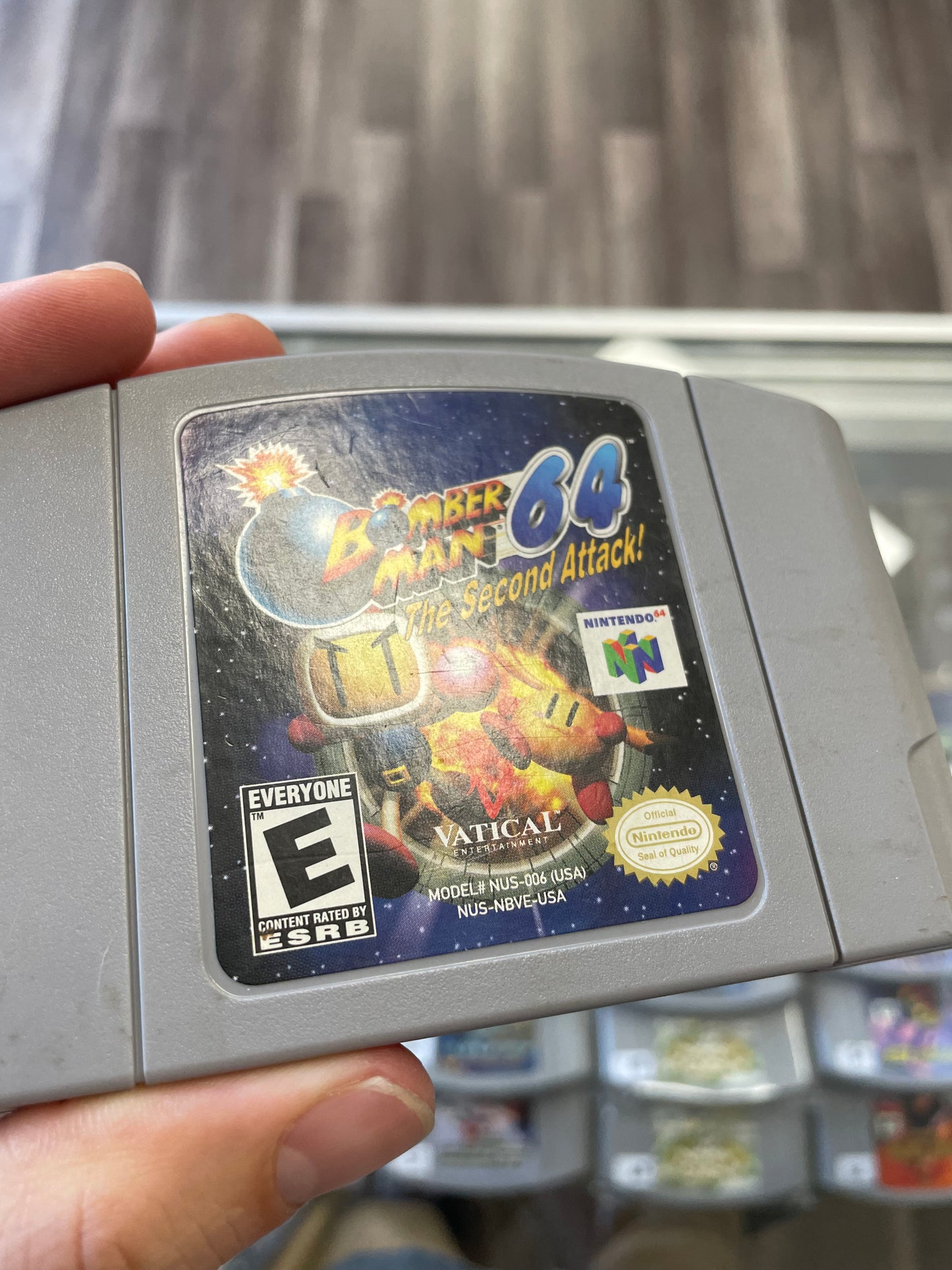 Bomberman 64 Second Attack for Nintendo 64 NICE LABEL