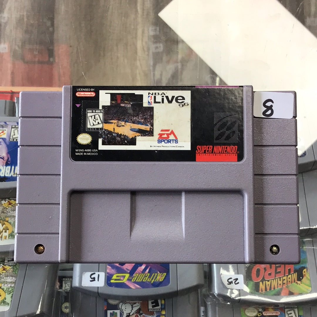 NBA Live 96 Super Nintendo SNES