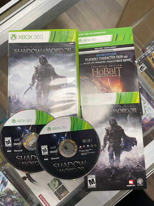 Middle Earth Shadow of Mordor Xbox 360