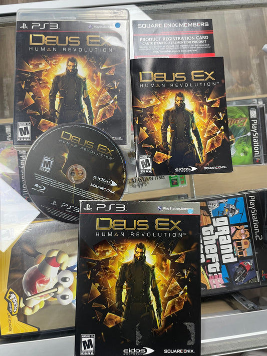 Deus Ex Human Revolution with Slip Cover PlayStation 3