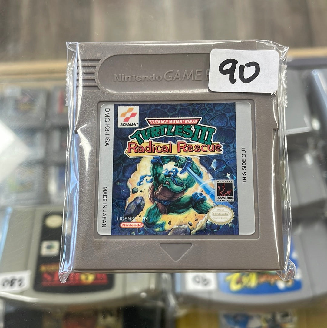Teenage Mutant Ninja Turtles III Radical Rescue Nintendo Gameboy