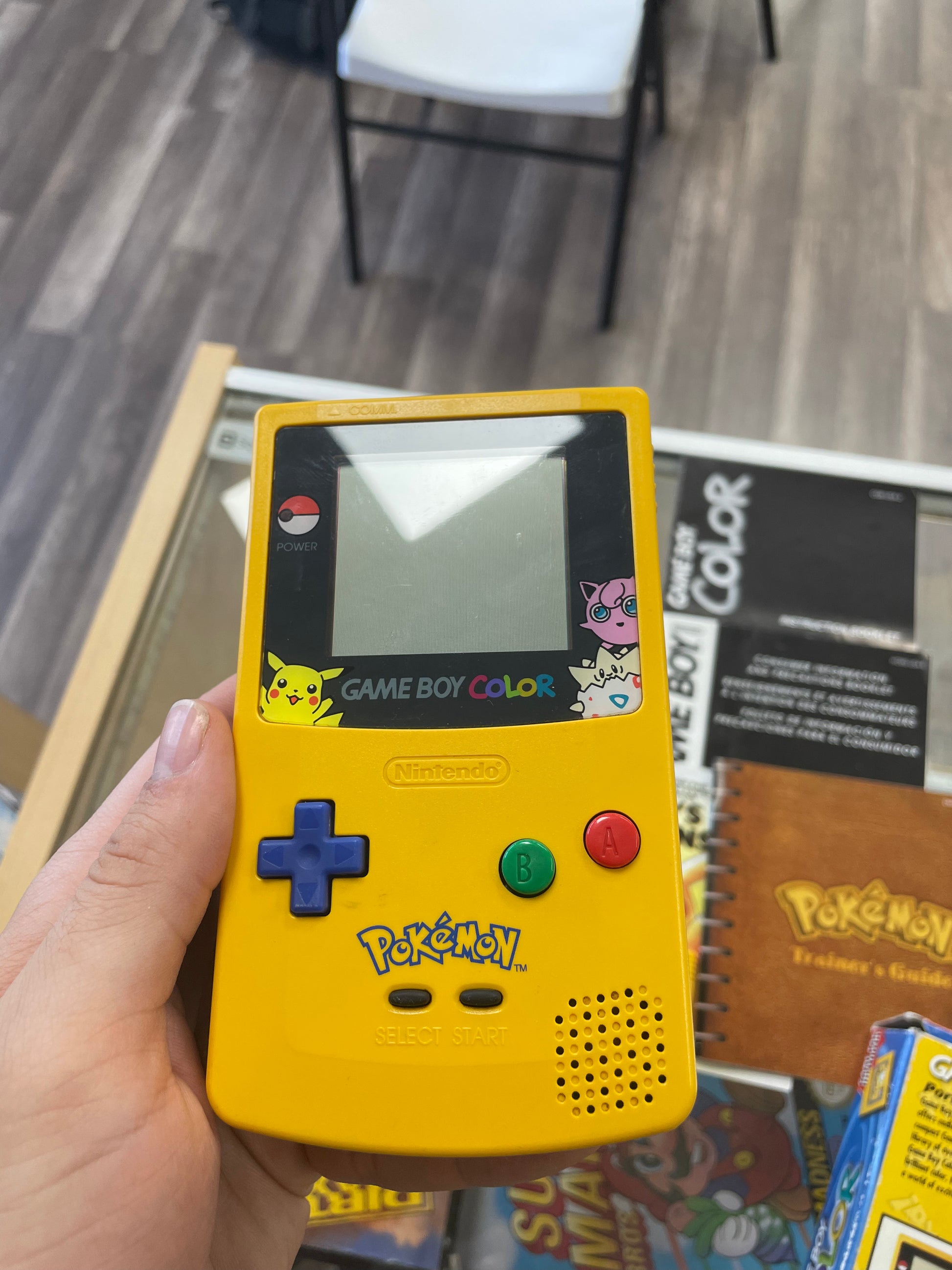 Dokument græsplæne protektor Pokemon Yellow Limited Edition Gameboy Color CIB – buttondelight