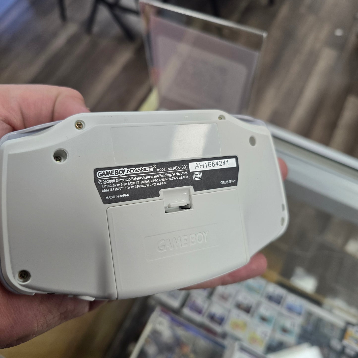 Gameboy Advance System with Modded Brighter Screen