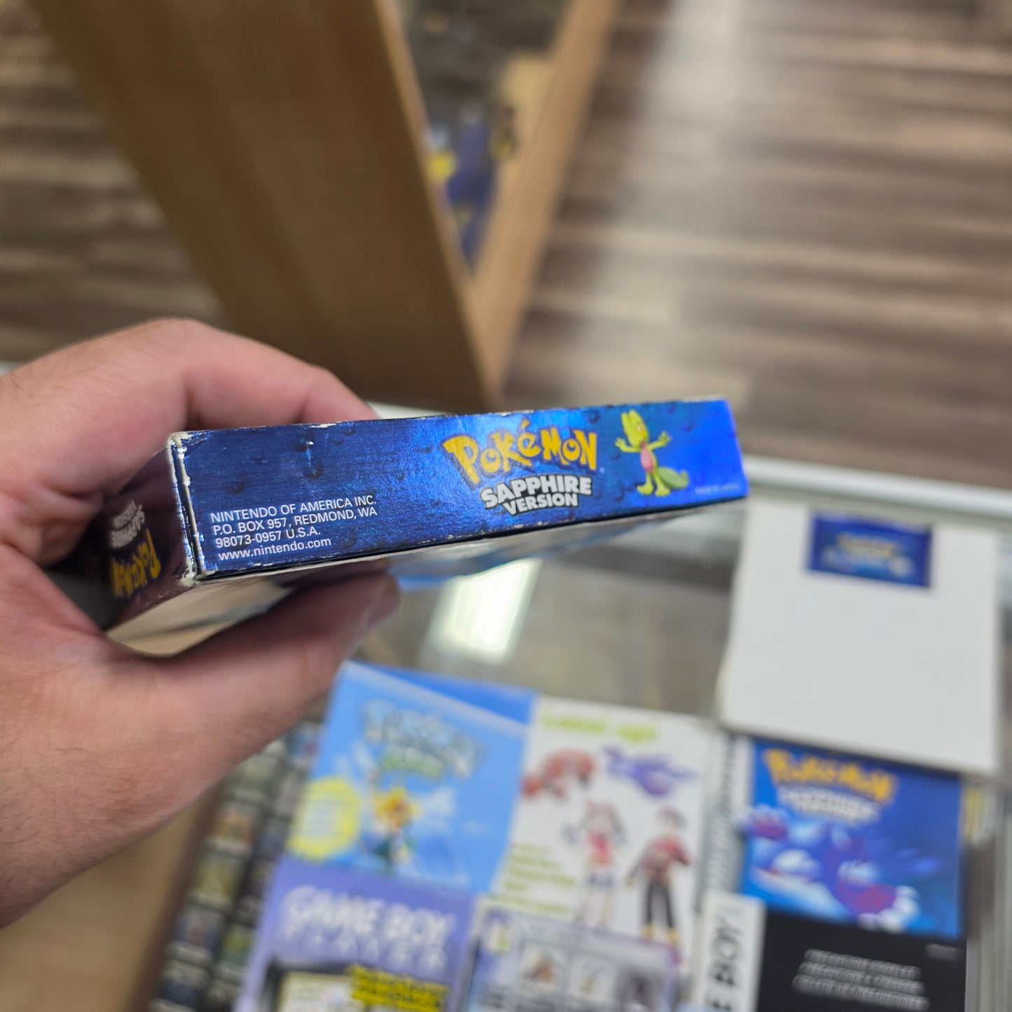 Pokemon Sapphire (Authentic) (Dry Battery) CIB Nintendo GameBoy Advance