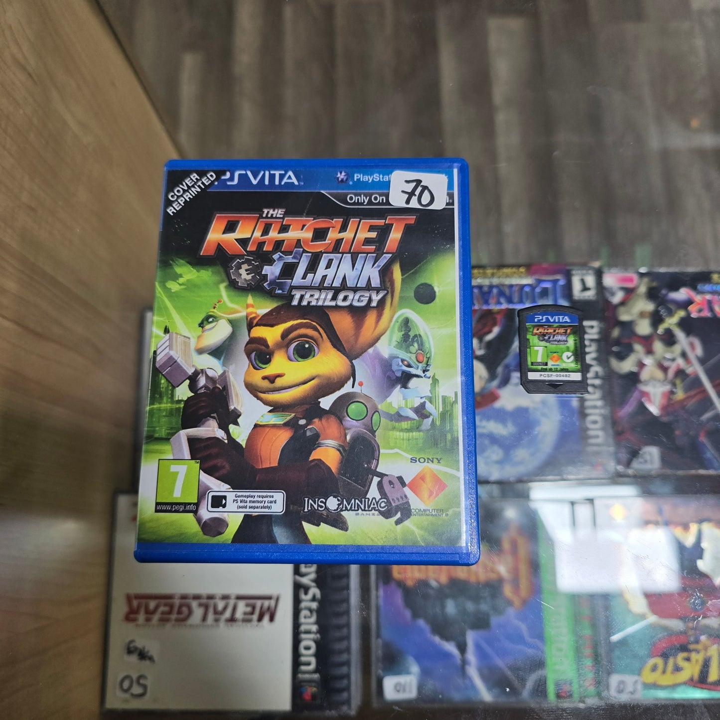 Ratchet & Clank Trilogy Playstation Vita Reproduction Cover Art