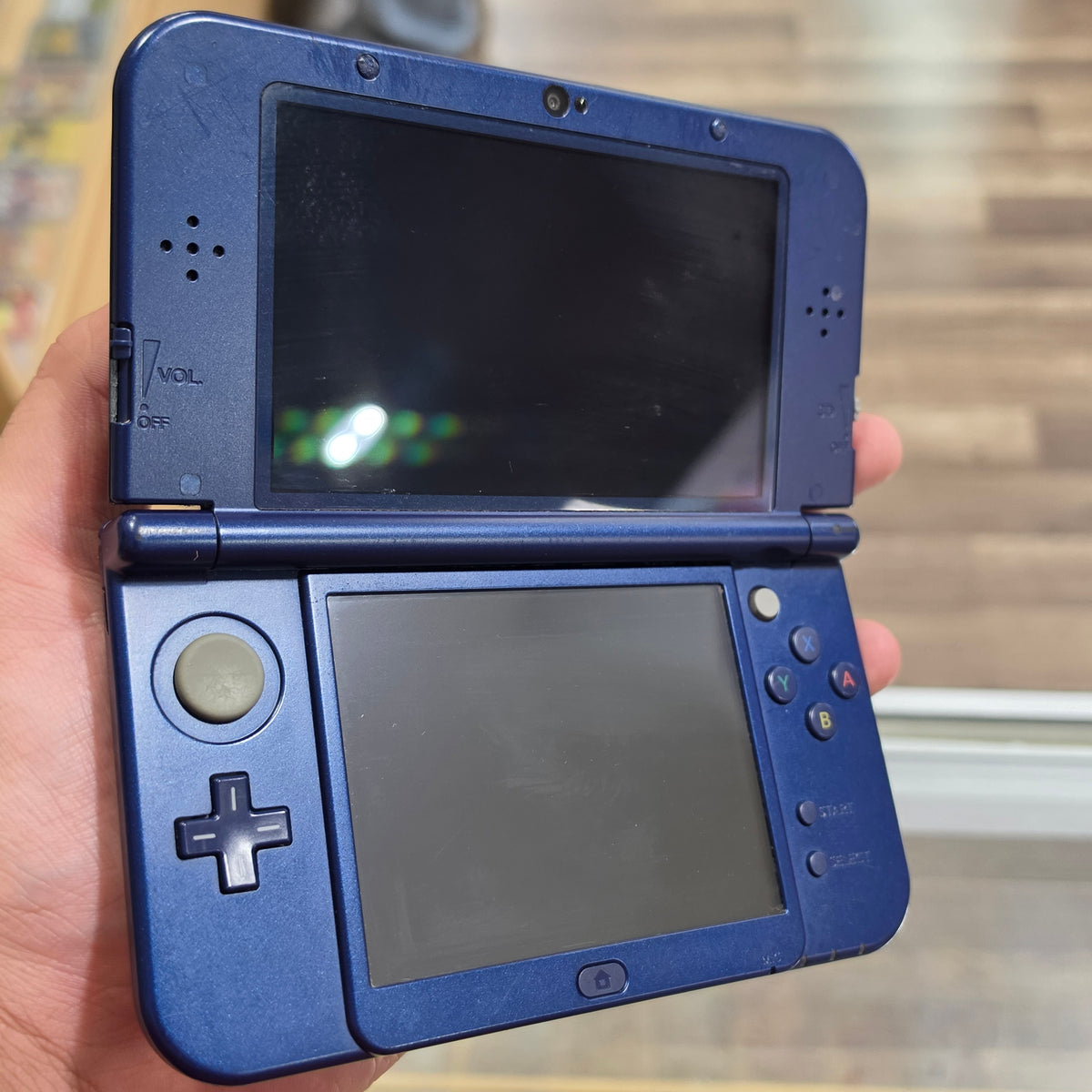 (220) New Nintendo 3DS XL Handheld System (Blue) w/ Charger (Region Free)(JAPANESE TO US) (DIGITAL GAMES) (TOP IPS)