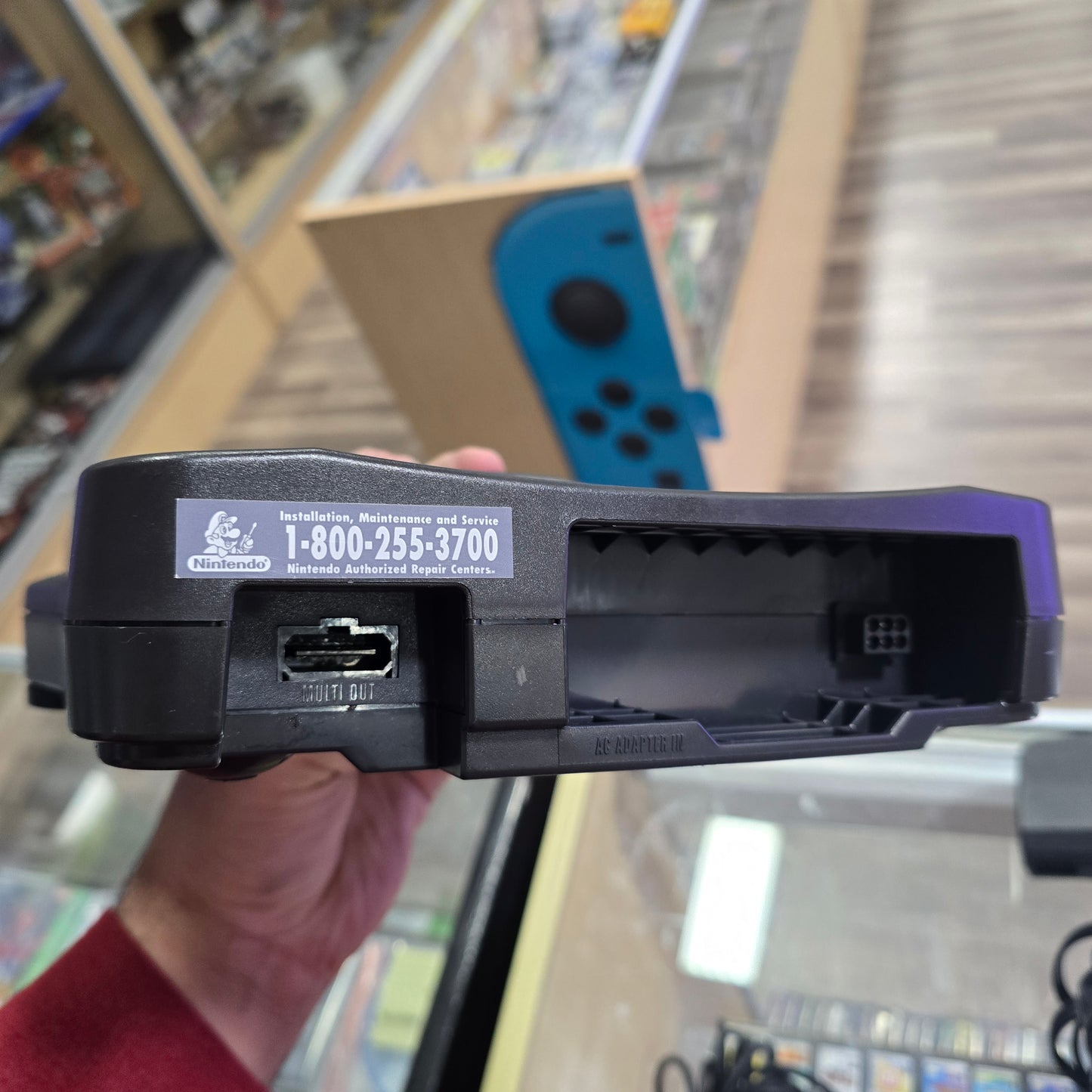 Nintendo 64 System with Wires and One Controller