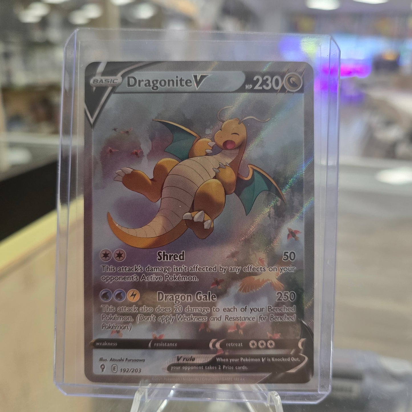 Dragonite V (Alternate Full Art) - SWSH07: Evolving Skies (NM)