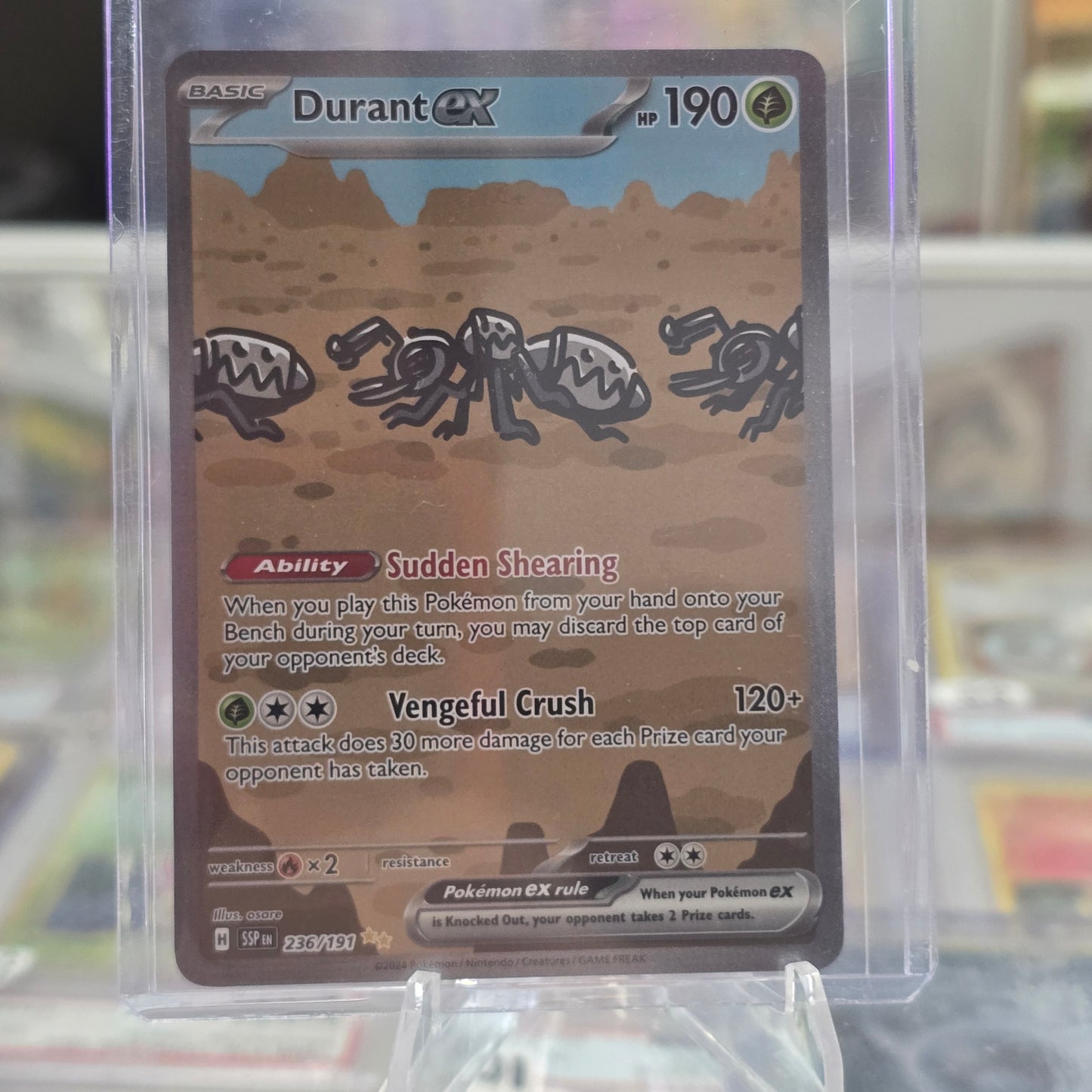 Durant ex - 236/191 - SV08: Surging Sparks (NM)