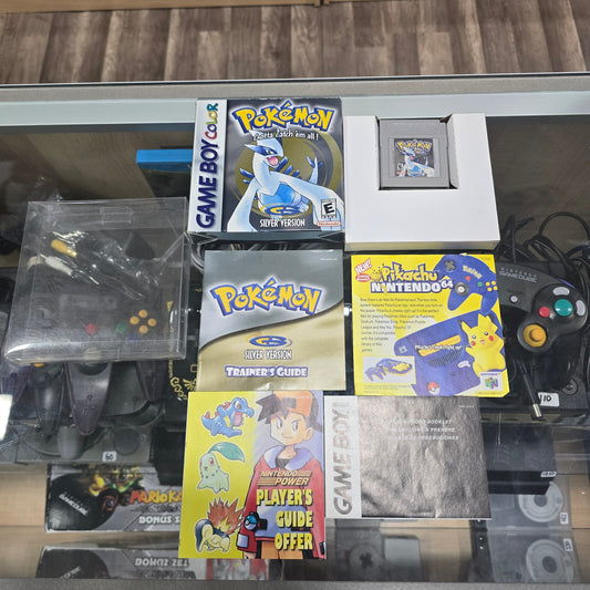 Pokémon Silver (New Battery) (CIB) (Good Condition) Nintendo Gameboy