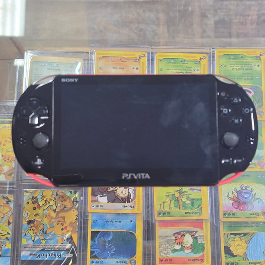 Red Playstation Vita 2000 Handheld System with Charger (JP) (Region Free)