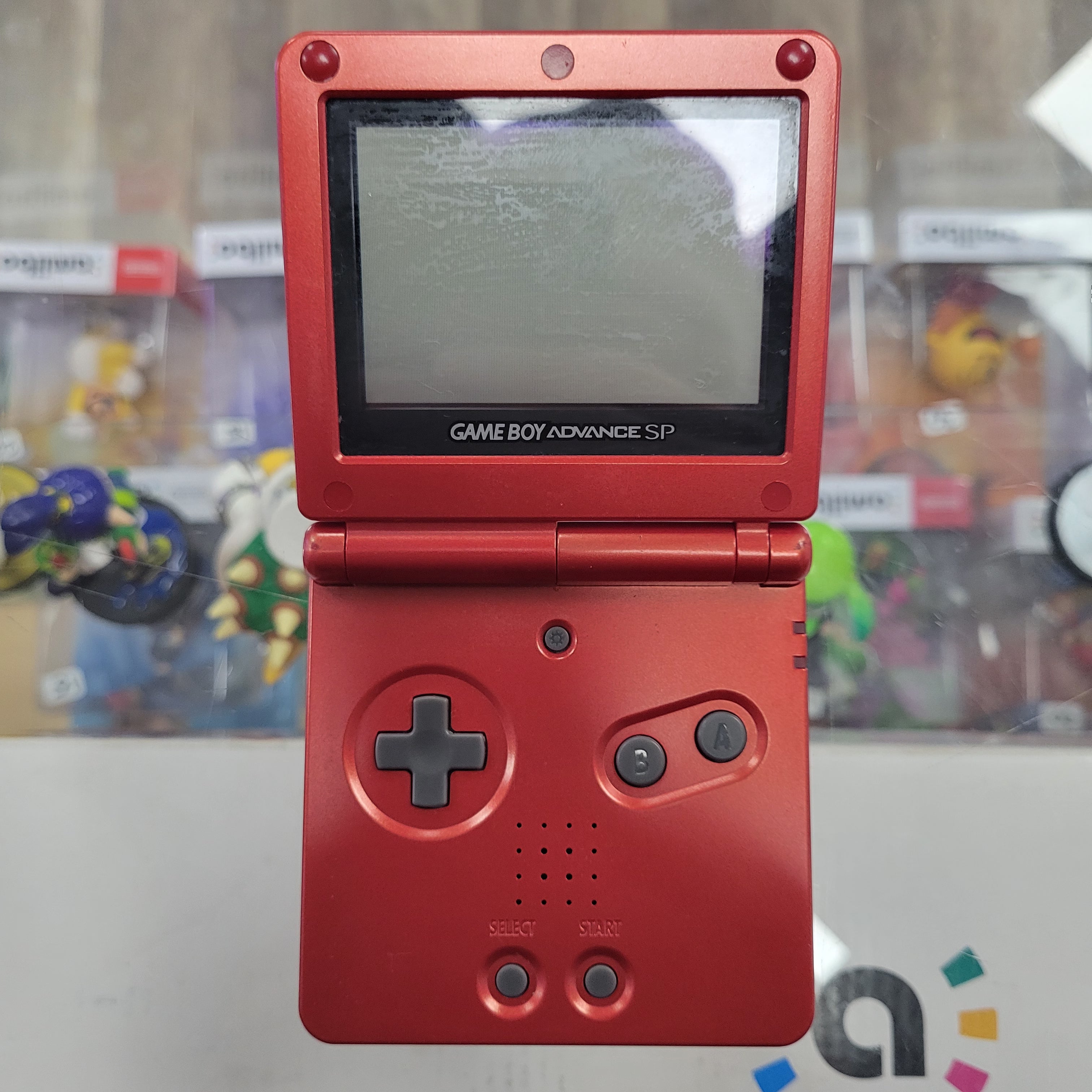 Red Gameboy Advance SP System – buttondelight