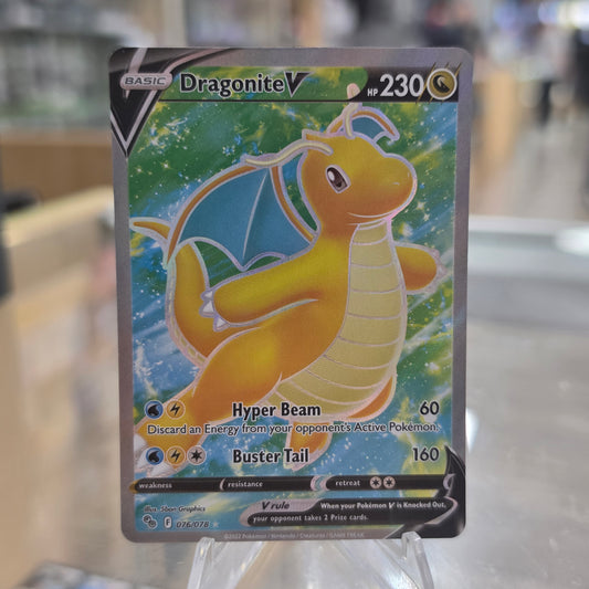 Dragonite V (Full Art) - Pokemon GO (NM)