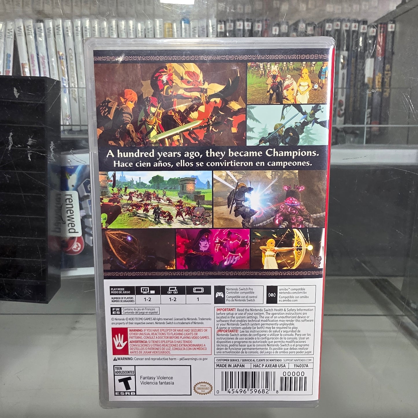 New Sealed Hyrule Warriors: Age of Calamity Nintendo Switch