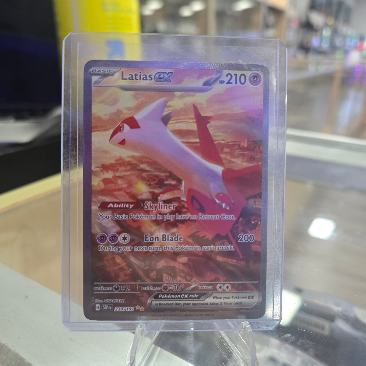 Latias ex - 239/191 - SV08: Surging Sparks (NM)