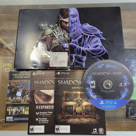Shadow of War Steelbook Playstation 4