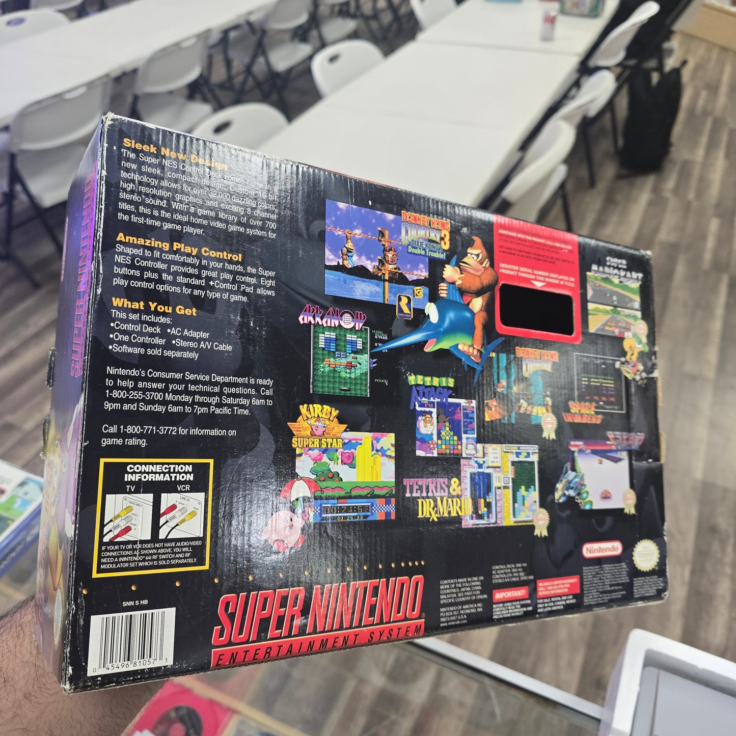 Super Nintendo System Jr. CIB (Very Clean Box)