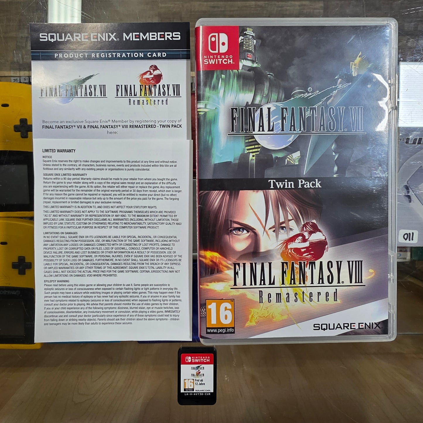 Final Fantasy VII & VIII Remastered Twin Pack Nintendo Switch [PAL]