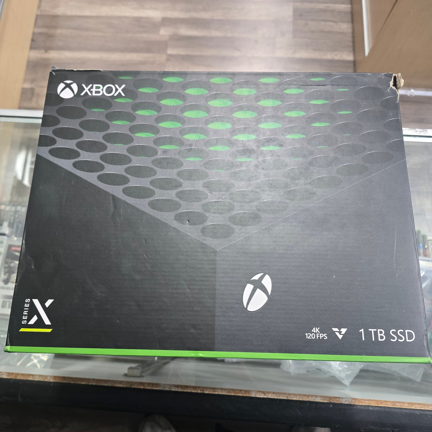 Xbox Series X Console with Box and Wires