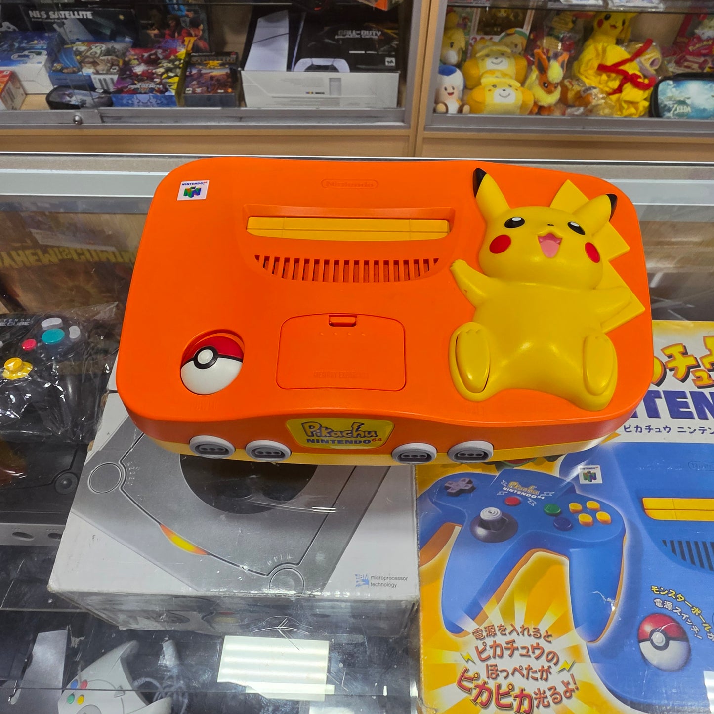 Pikachu Orange Console JP Nintendo 64