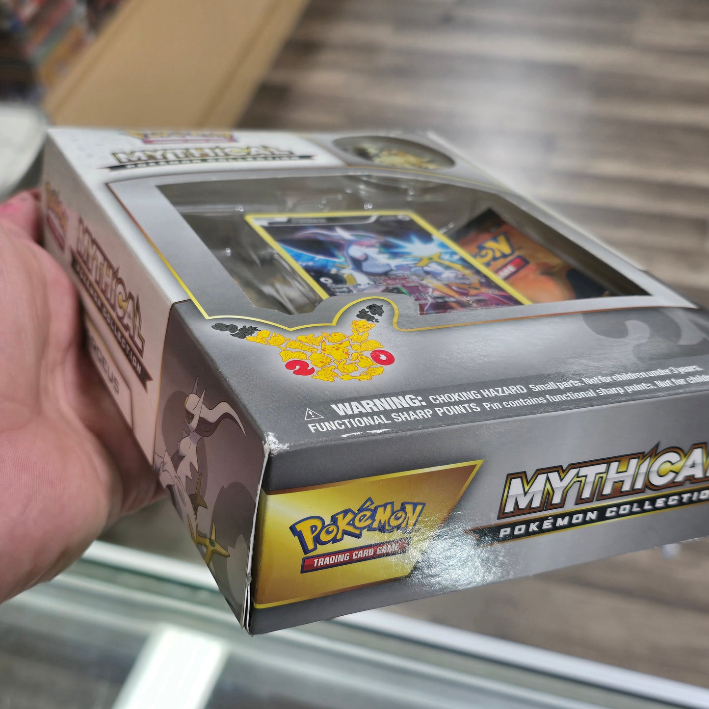 Pokemon 20th Anniversary Mythical Pokemon Collection - Arceus Pin Box New Sealed
