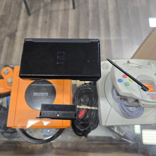 Black Nintendo DS Lite Handheld System with Charger