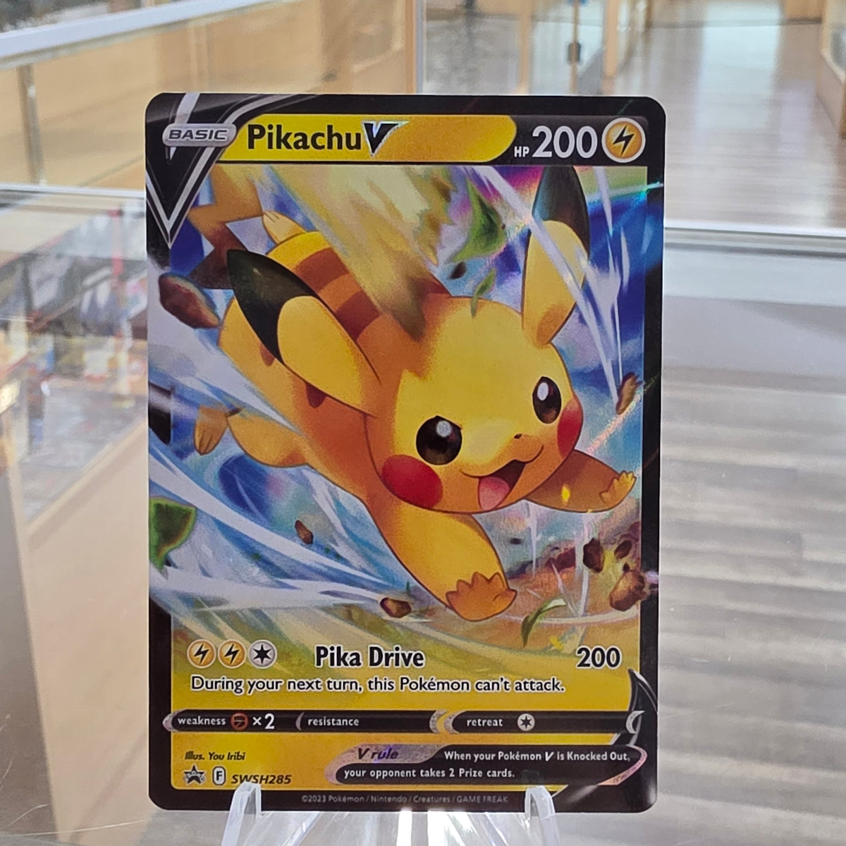 (NM) Pikachu V - SWSH285 - SWSH: Sword & Shield Promo Cards