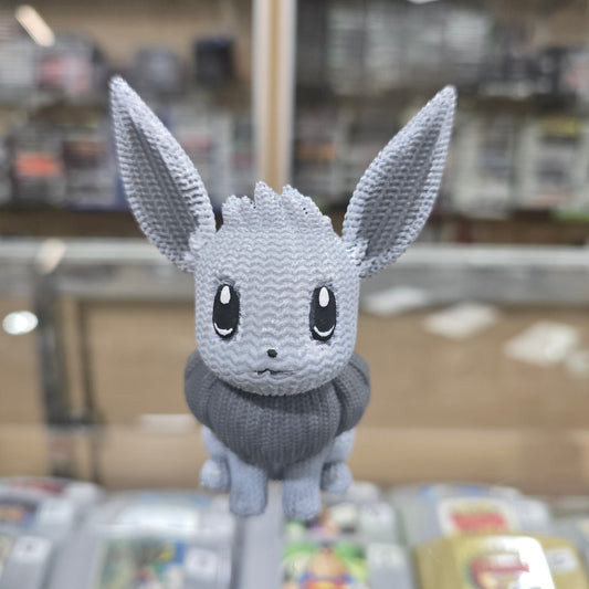 Custom Hand Painted 3D Printed Eevee (Shiny) (Knitted Style)