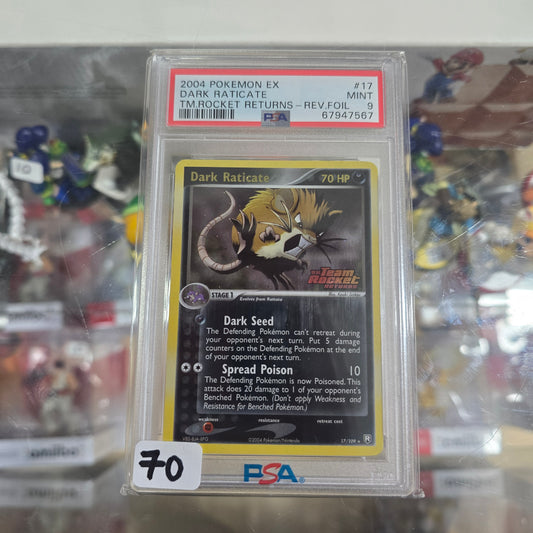 Dark Raticate - Team Rocket Returns (Reverse Holo) (PSA 9)