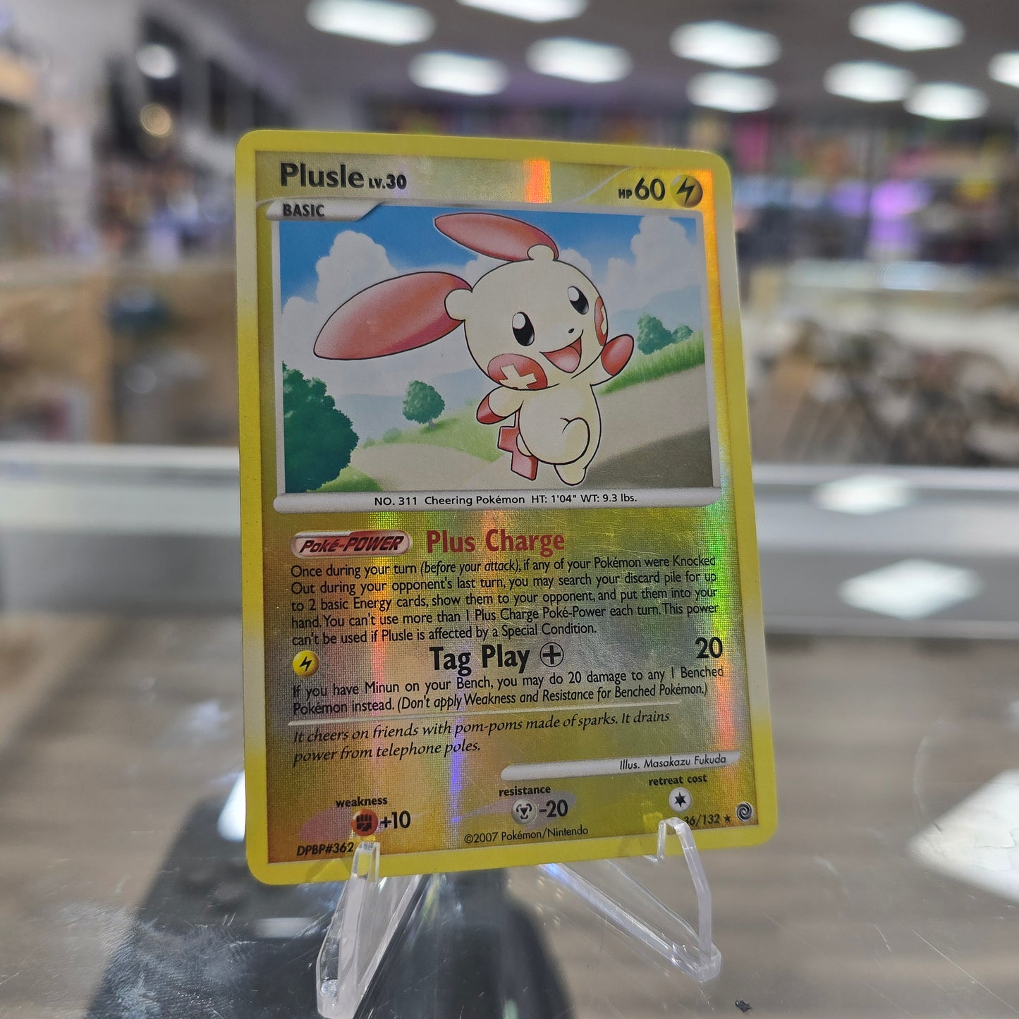Plusle - Secret Wonders Reverse Holofoil (NM)