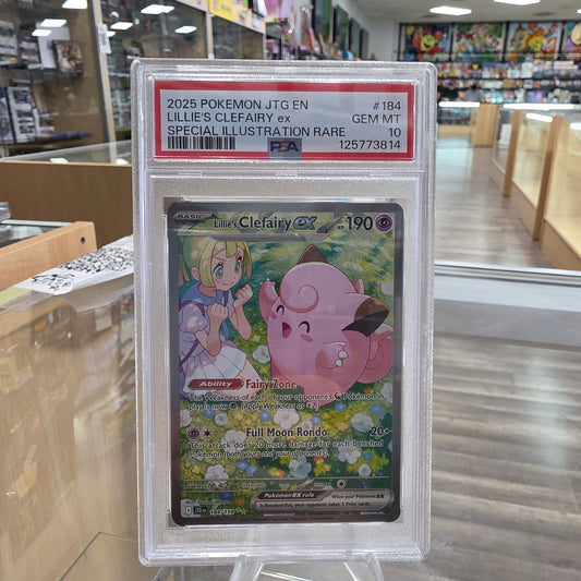 (PSA 10) Lillie's Clefairy ex - 184/159 - SV09: Journey Together