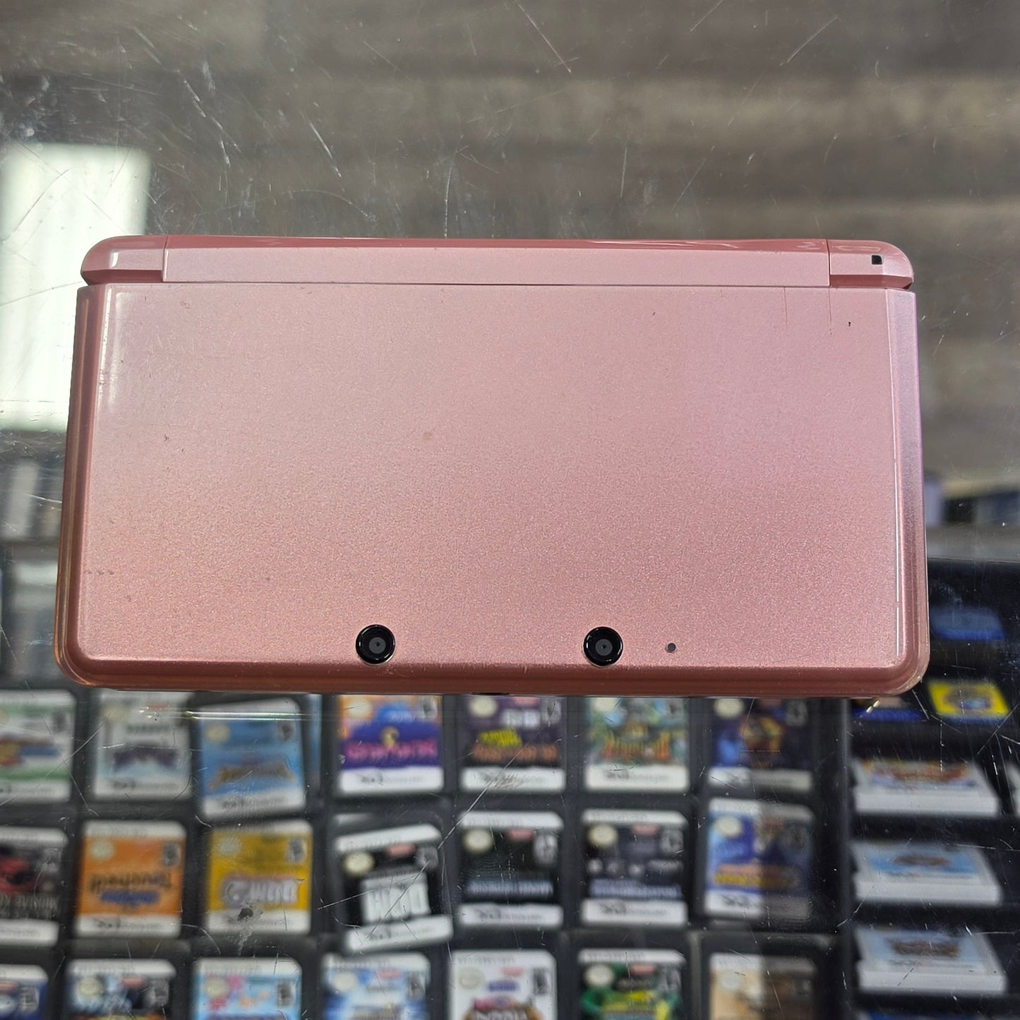 Pink Nintendo 3DS Handheld System With Charger (Region Free)(JAPANESE TO US)
