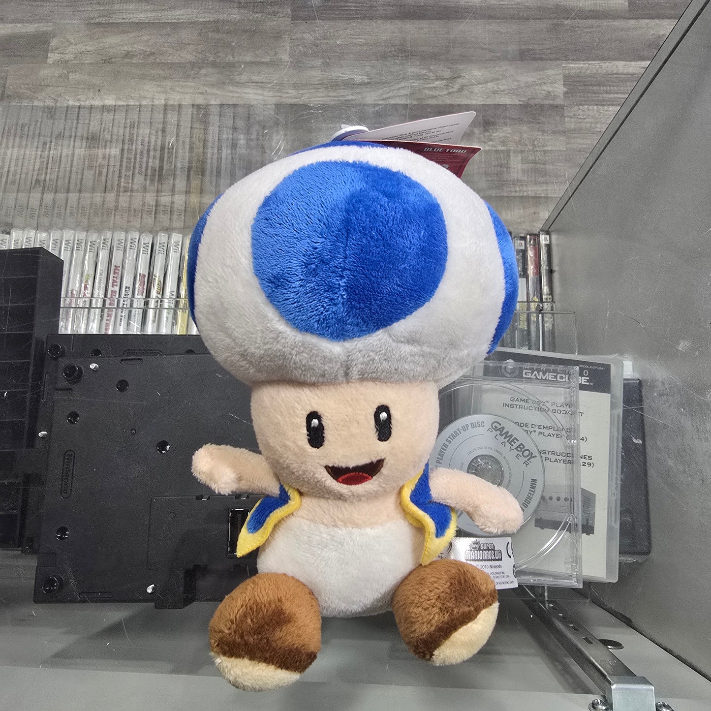 Super Mario Bros Wii Official Toad Plush (2010)