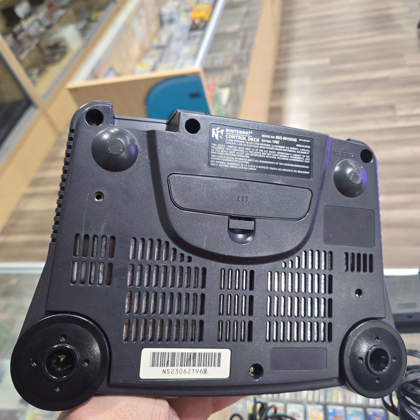Nintendo 64 System with Wires and One Controller